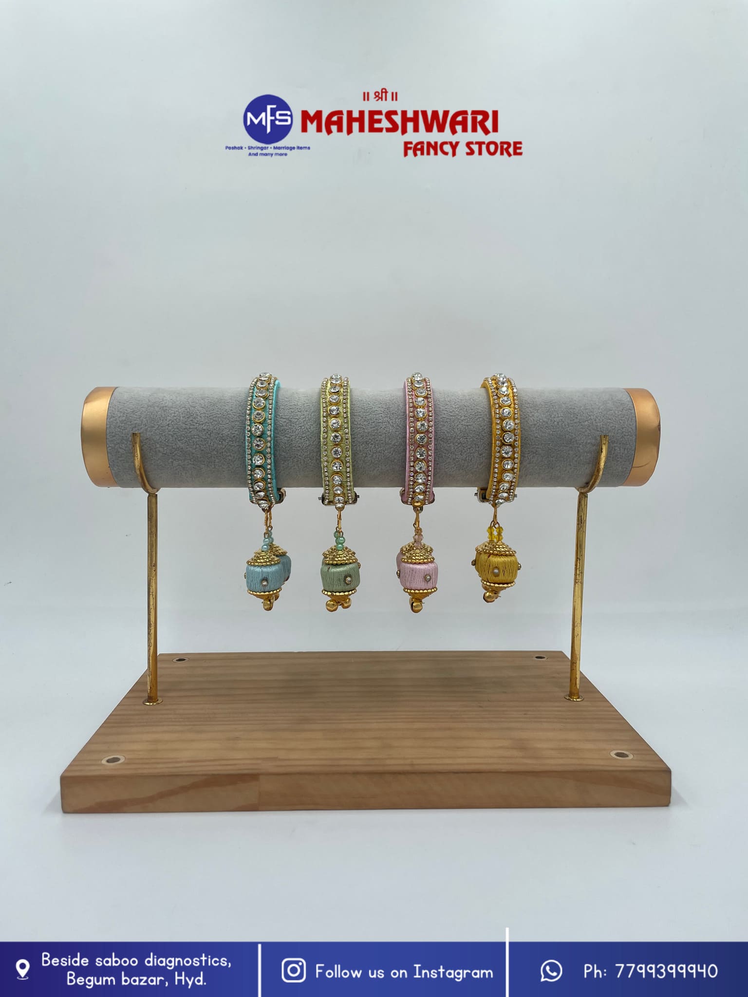 Swagat Bracelet Stone work